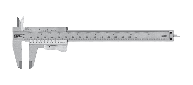 RS PRO Rundskala-Messschieber Analog, , metrisch & zöllig 150mm